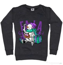 Bluza ADLER dama Christmas Carol Negru melanj