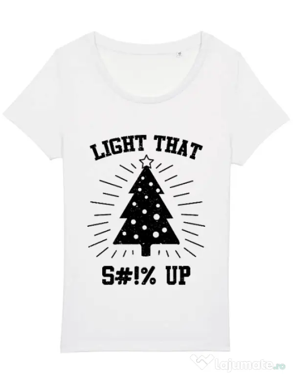 Tricou STANLEY STELLA dama Light that up Alb