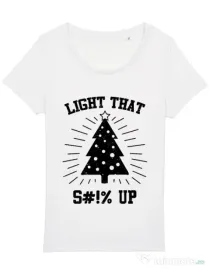 Tricou STANLEY STELLA dama Light that up Alb