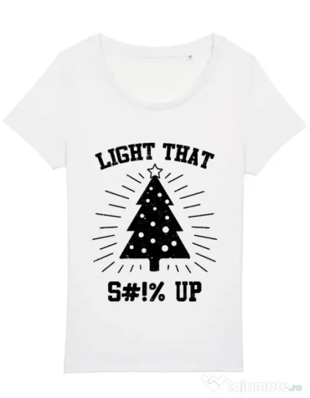 Tricou STANLEY STELLA dama Light that up Alb