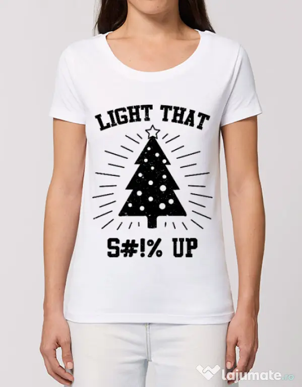 Tricou STANLEY STELLA dama Light that up Alb