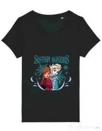 Tricou STANLEY STELLA dama Sister Queens Negru