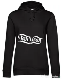 Hoodie dama cu gluga Folk yeah Negru
