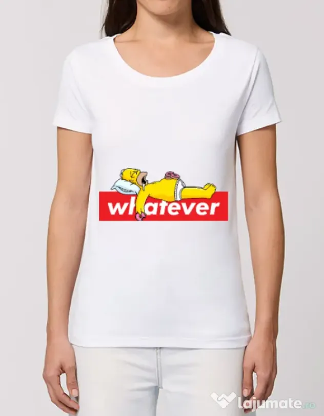 Tricou STANLEY STELLA dama Whatever Alb