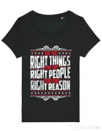 Tricou STANLEY STELLA dama Do the right things Negru