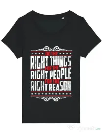 Tricou STANLEY STELLA dama Do the right things Negru