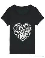 Tricou STANLEY STELLA dama Love Negru