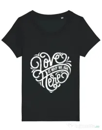 Tricou STANLEY STELLA dama Love Negru