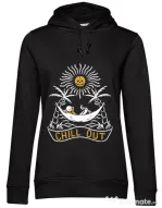 Hoodie dama cu gluga Chill out Negru