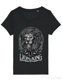 Tricou STANLEY STELLA dama Lion king Negru
