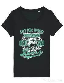 Tricou STANLEY STELLA dama Cotton wood Negru