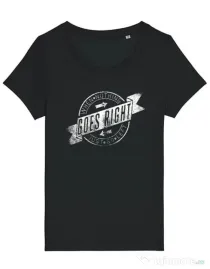 Tricou STANLEY STELLA dama When nothing goes right Negru