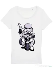 Tricou STANLEY STELLA dama Little tooper Alb