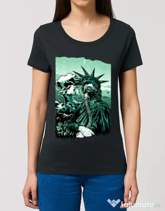 Tricou STANLEY STELLA dama Save the liberty Negru