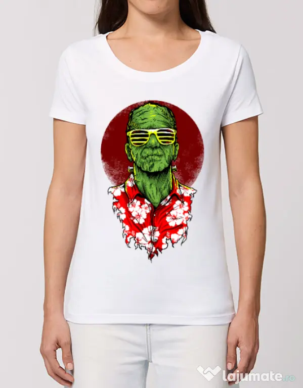 Tricou STANLEY STELLA dama Frank holiday Alb