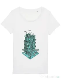 Tricou STANLEY STELLA dama Sound zone Alb