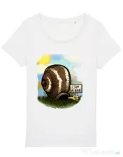 Tricou STANLEY STELLA dama I stay home 2 Alb