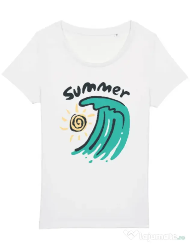 Tricou STANLEY STELLA dama Summer Beach Alb