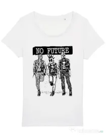 Tricou STANLEY STELLA dama No future Alb