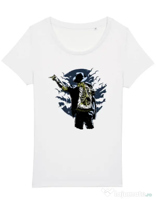 Tricou STANLEY STELLA dama Zombie pop Alb