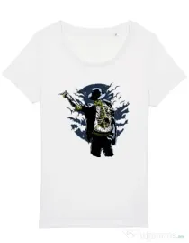 Tricou STANLEY STELLA dama Zombie pop Alb