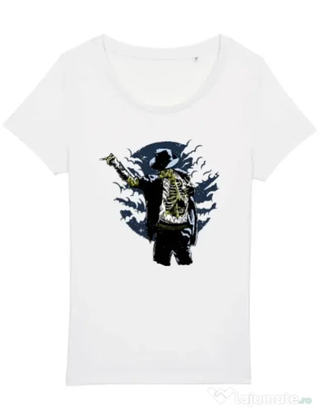 Tricou STANLEY STELLA dama Zombie pop Alb