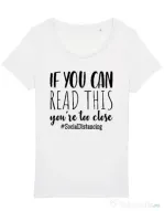 Tricou STANLEY STELLA dama Too close Alb
