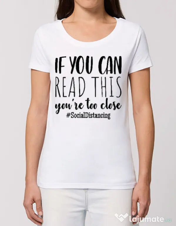 Tricou STANLEY STELLA dama Too close Alb