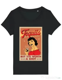 Tricou STANLEY STELLA dama Worth a shot Negru