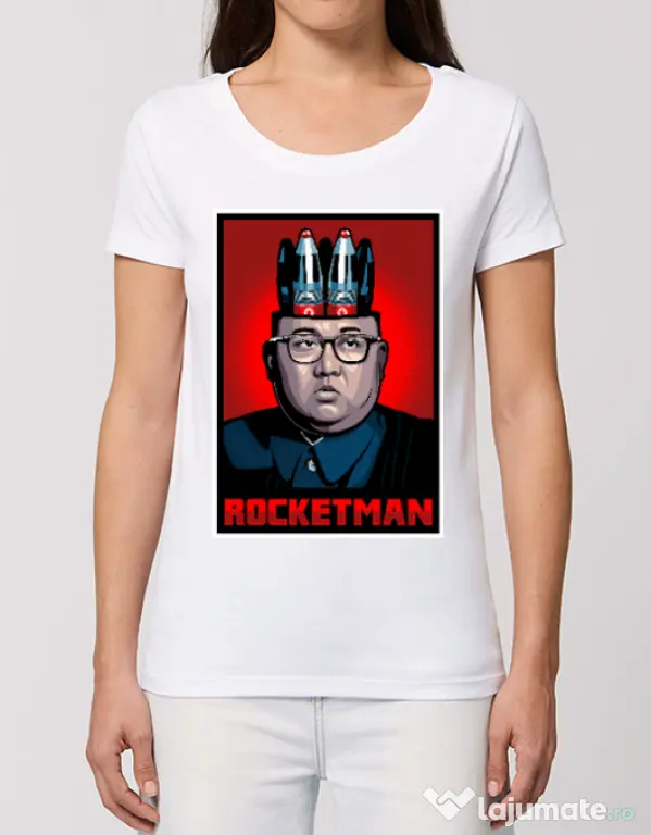 Tricou STANLEY STELLA dama Rocketman Alb