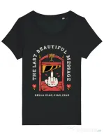 Tricou STANLEY STELLA dama The last message Negru