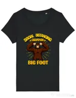 Tricou STANLEY STELLA dama Social distancing 2 Negru