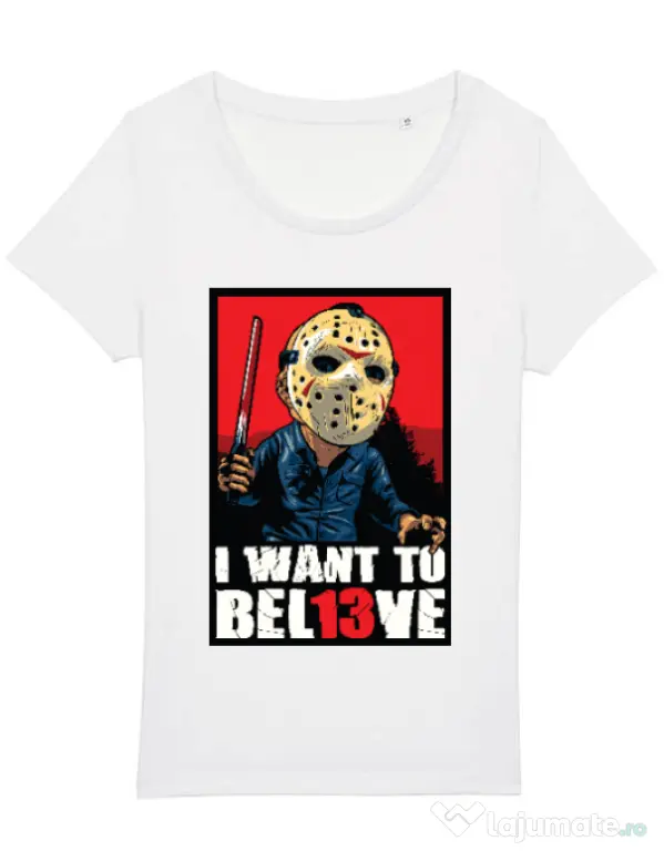 Tricou STANLEY STELLA dama Believe Jason Alb