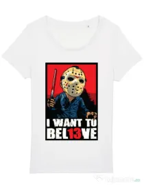 Tricou STANLEY STELLA dama Believe Jason Alb