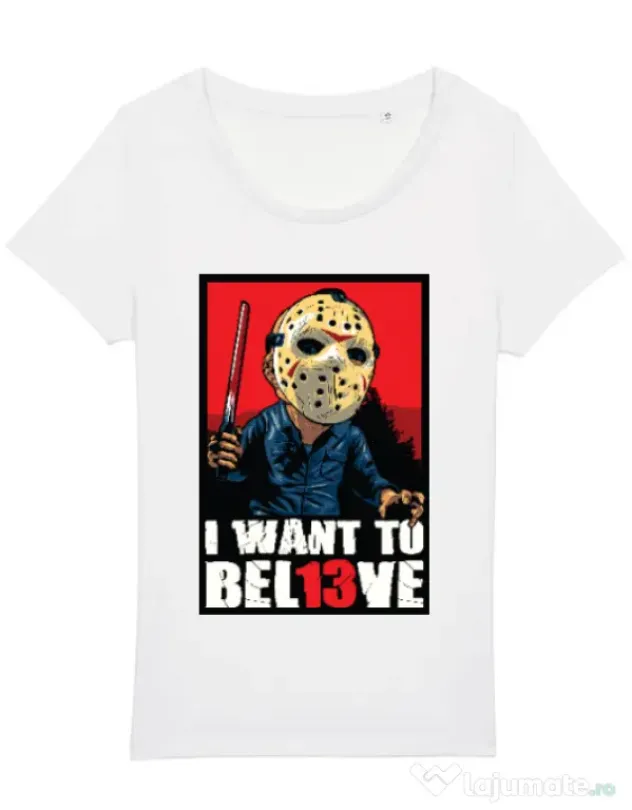 Tricou STANLEY STELLA dama Believe Jason Alb