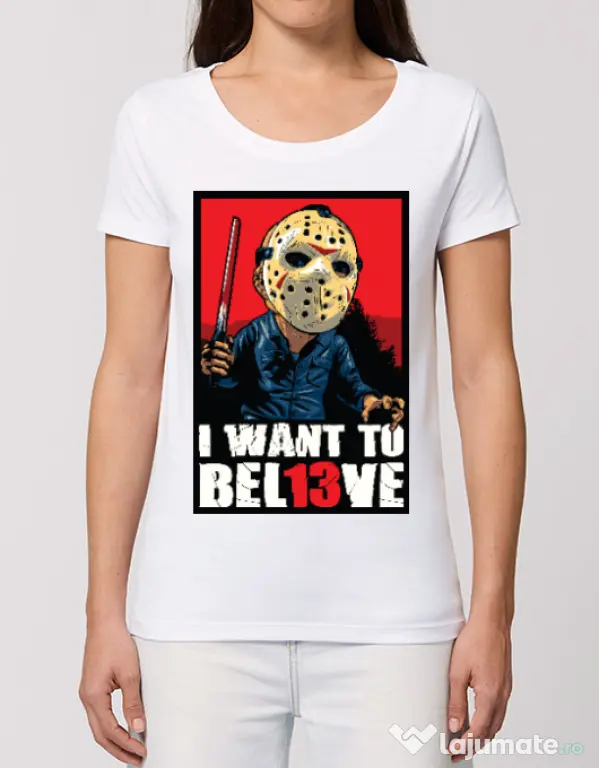 Tricou STANLEY STELLA dama Believe Jason Alb