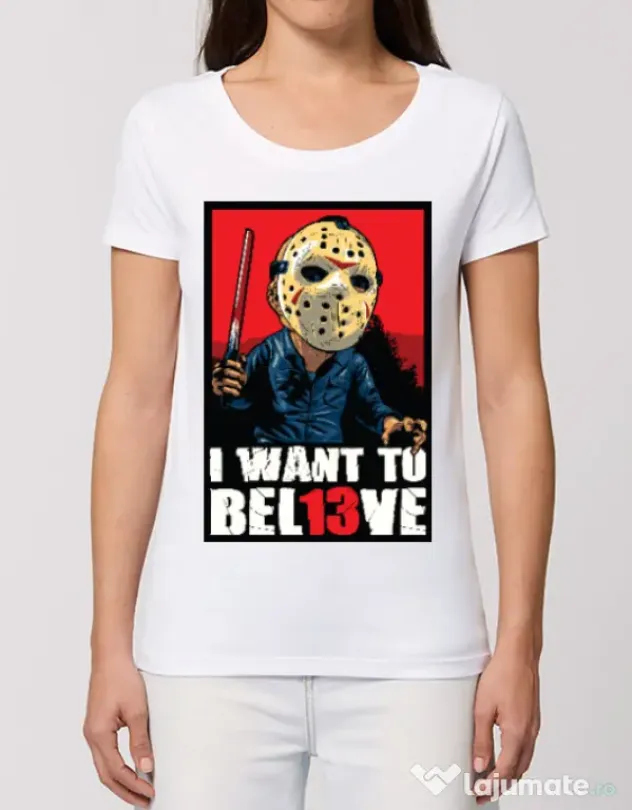 Tricou STANLEY STELLA dama Believe Jason Alb