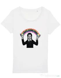 Tricou STANLEY STELLA dama I hate everything Alb