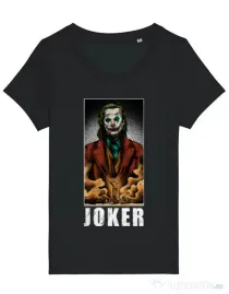 Tricou STANLEY STELLA dama Joker flames Negru