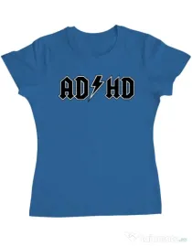 Tricou ADLER dama ADHD Albastru azuriu