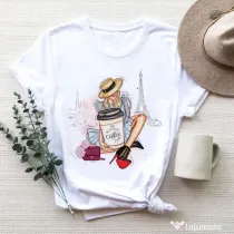 Tricou STANLEY STELLA dama It's Always Coffee Time