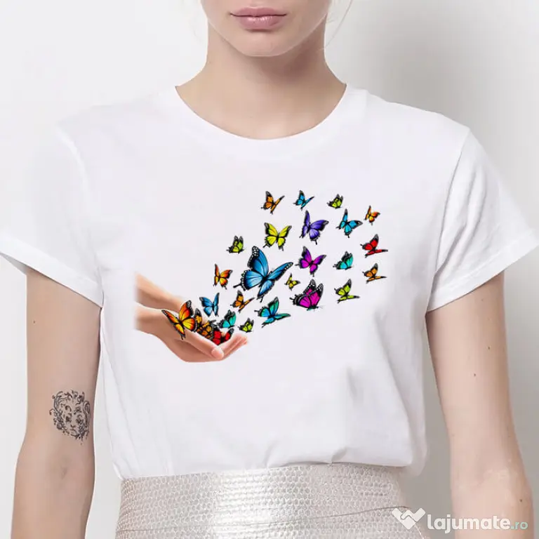 Tricou STANLEY STELLA dama Colorful Butterflies