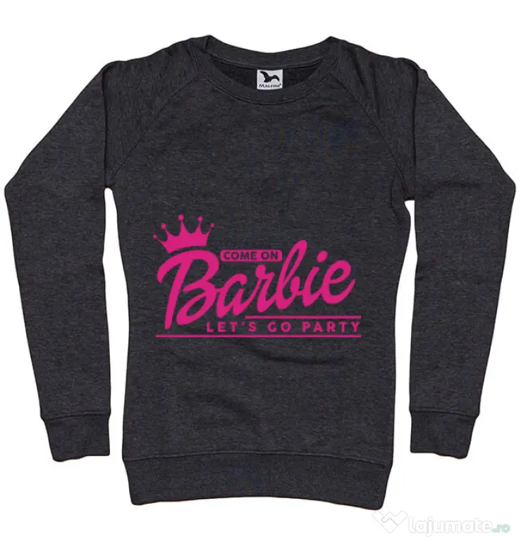 Bluza Petrecerea burlacitelor ADLER Come on Barbie Negru melanj