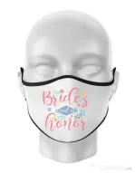 Masca personalizata reutilizabila Brides maid of honor Alb