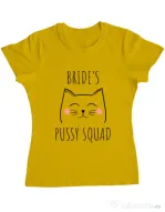 Tricou Burlacite ADLER Brides pussy squad 2 Galben