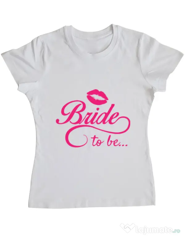 Tricou Mireasa ADLER Bride to be Alb
