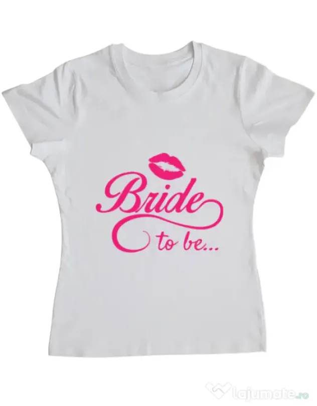Tricou Mireasa ADLER Bride to be Alb