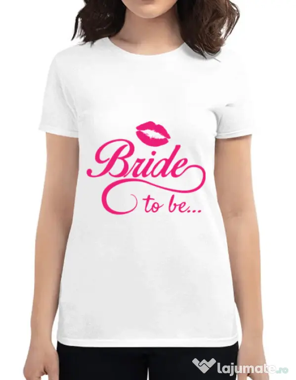 Tricou Mireasa ADLER Bride to be Alb