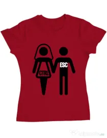 Tricou Mireasa ADLER Control escape Rosu