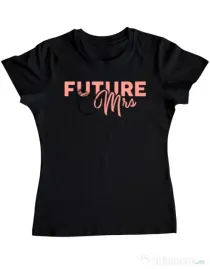 Tricou Mireasa ADLER Future Mrs Negru